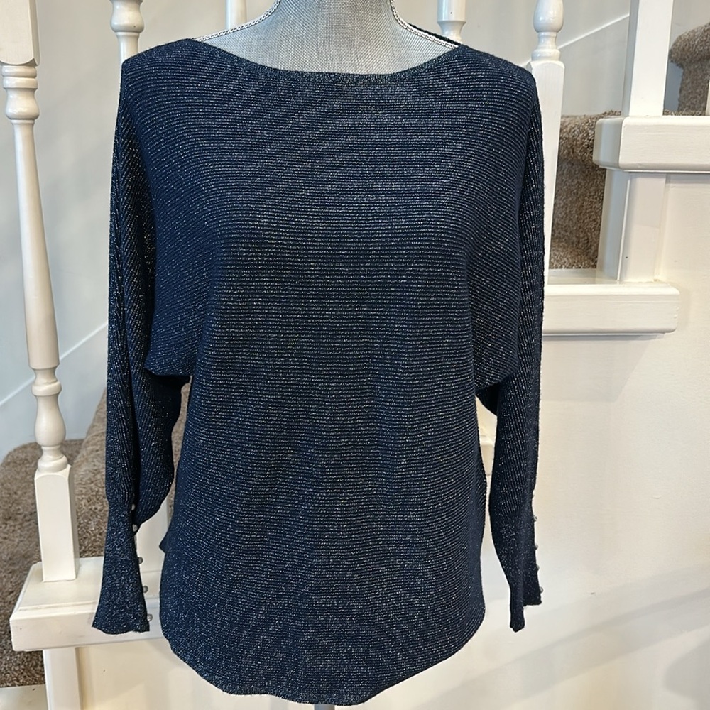 New Vila Milano navy sweater